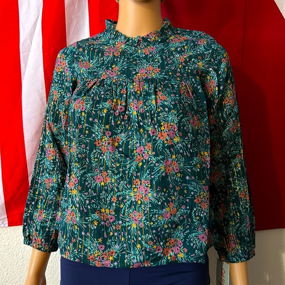 Cat & Jack Floral Blouse💚 - Picture 2 of 7